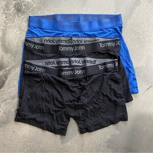 3- Tommy John Stretch Boxers 4”Sz XL Mens
(Abr A-1)